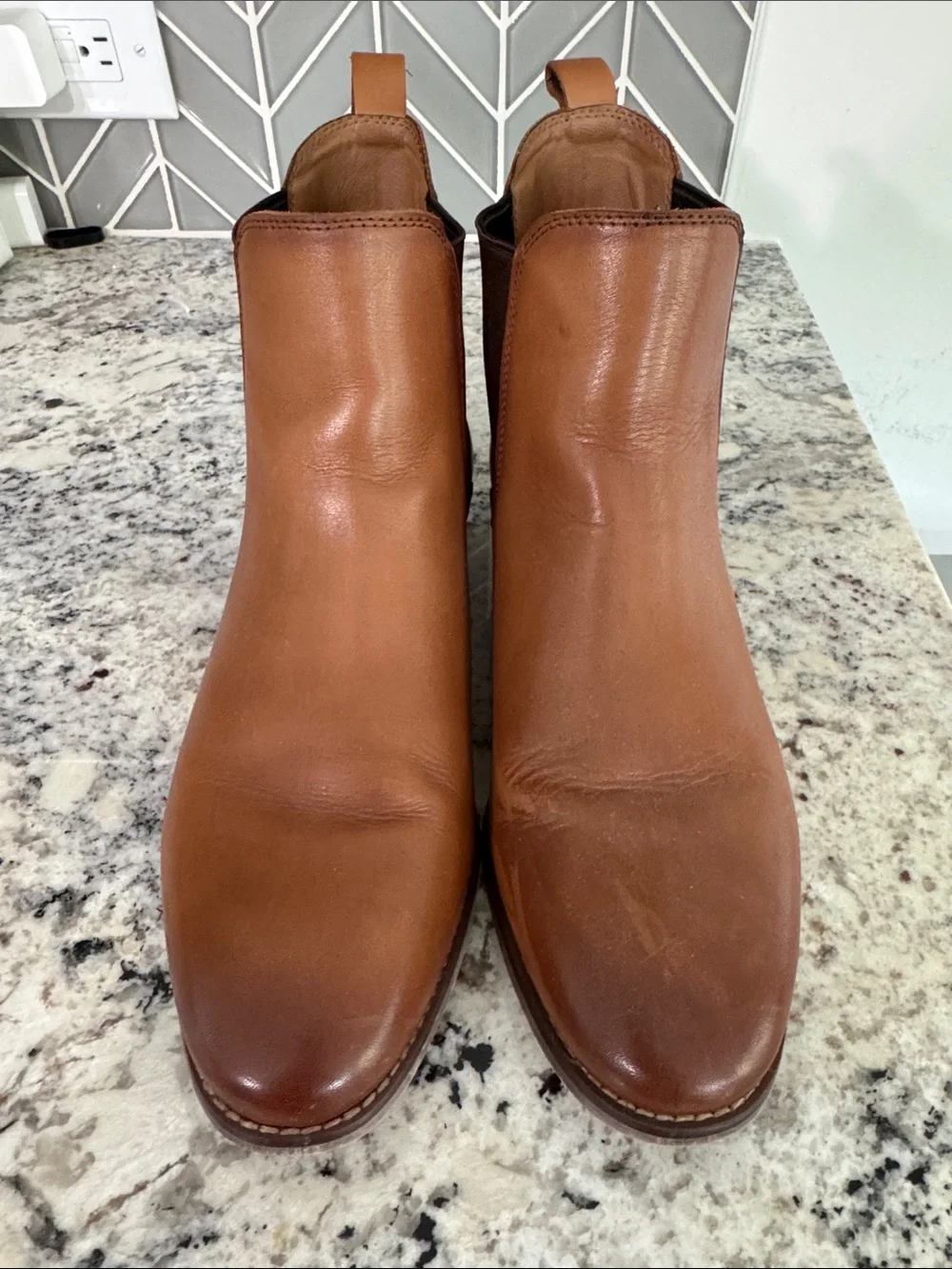 Steve Madden Brown Leather Chukka Boots